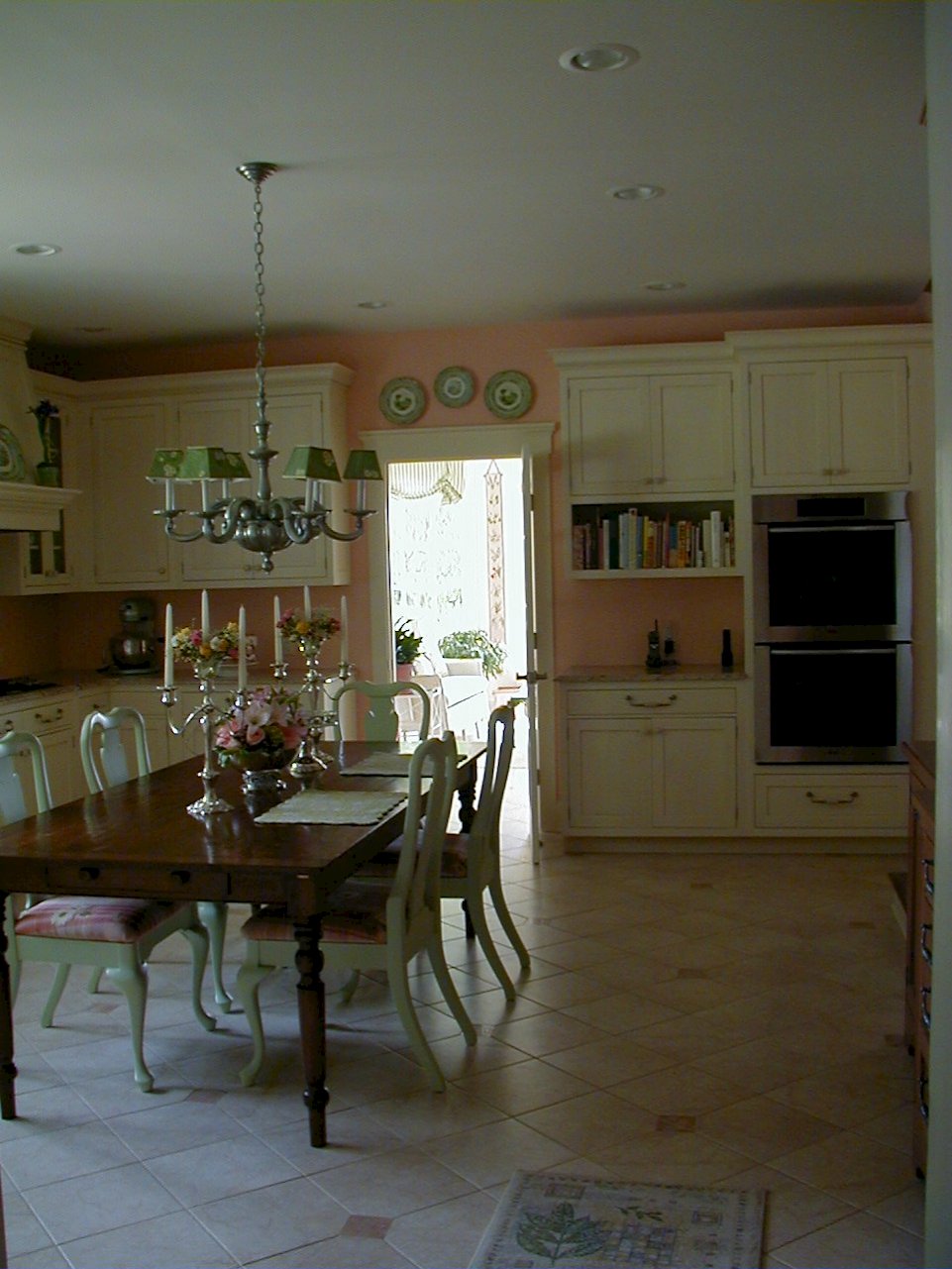 A double stainless steel Wall Oven.