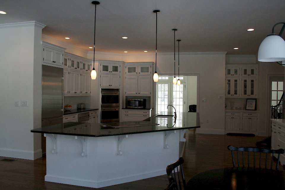 Double stacked cabinetry for a more storage.