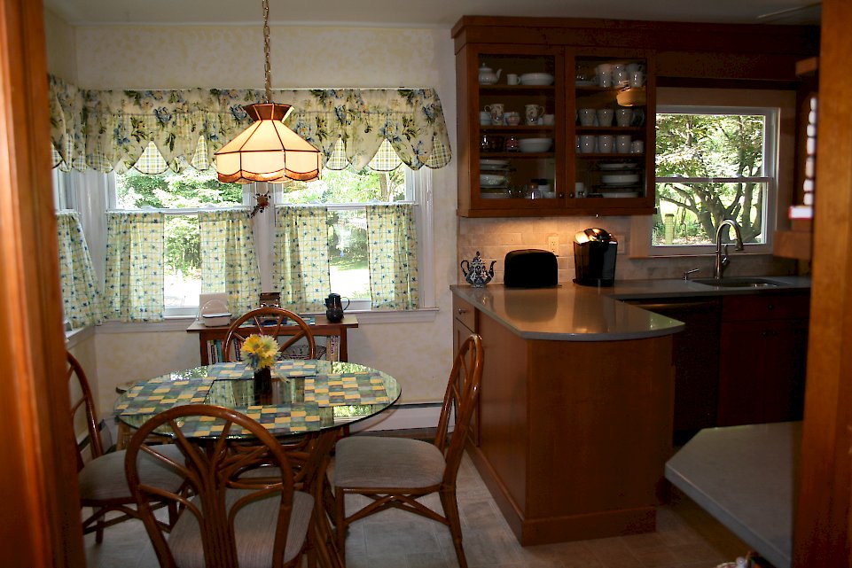 View of the dining area.
