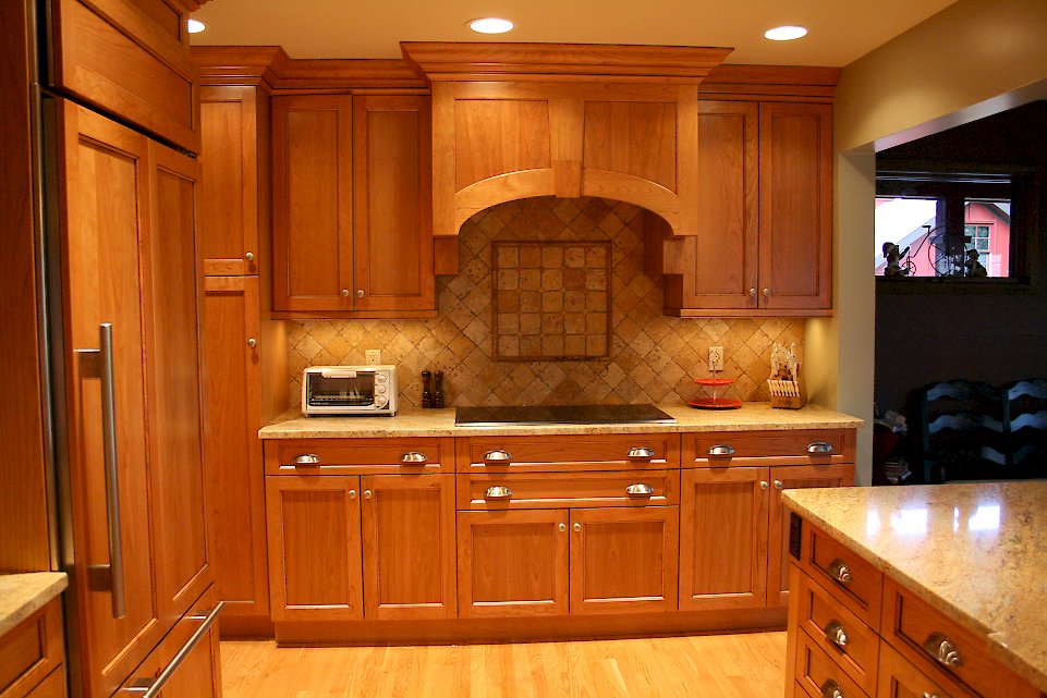 A Wolf CT36/E Electric cooktop.