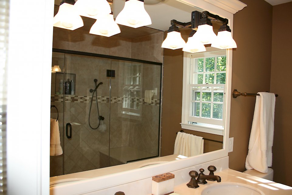 Custom plate mirror.