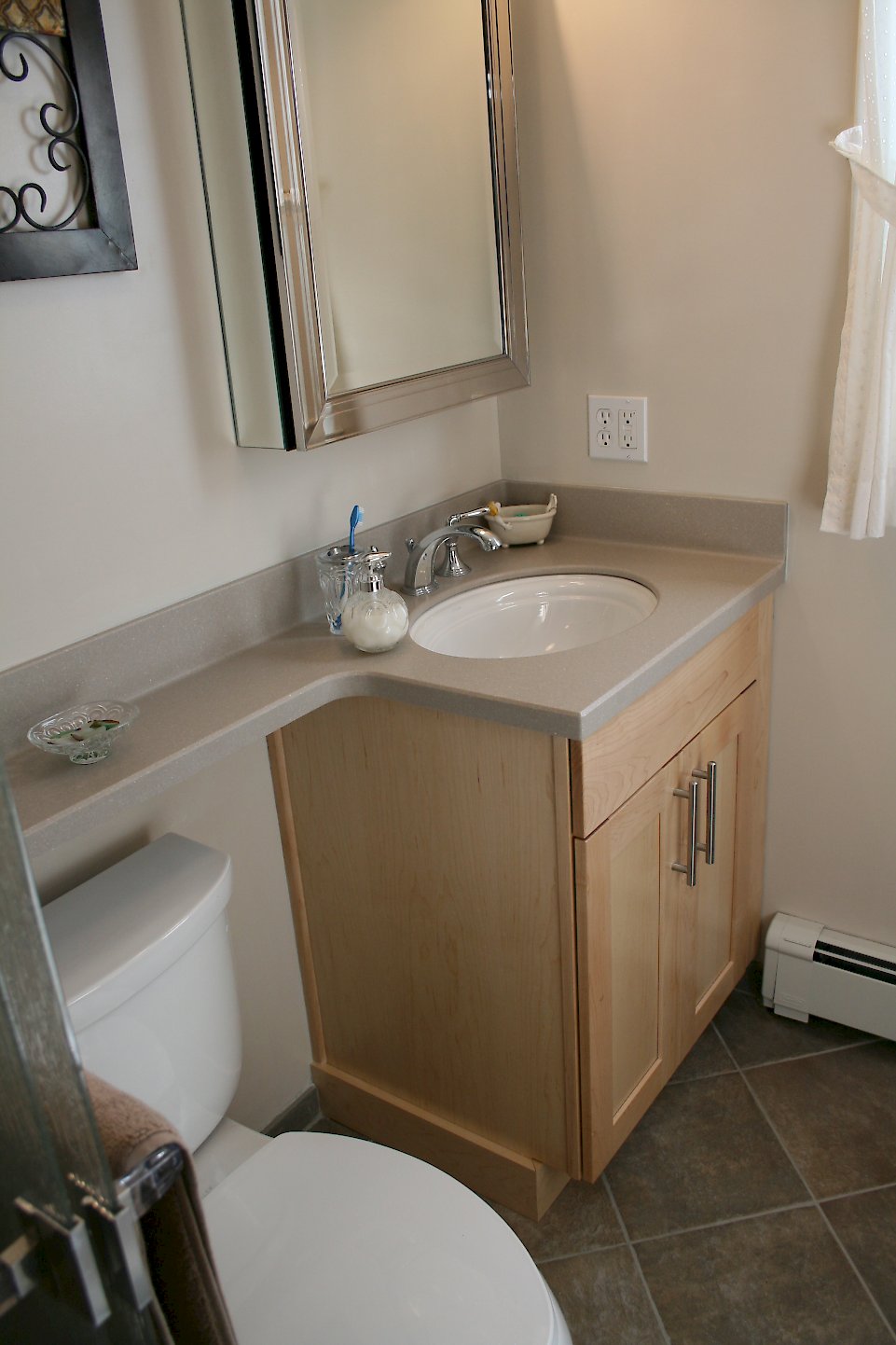 Banjo Corian vanity top.
