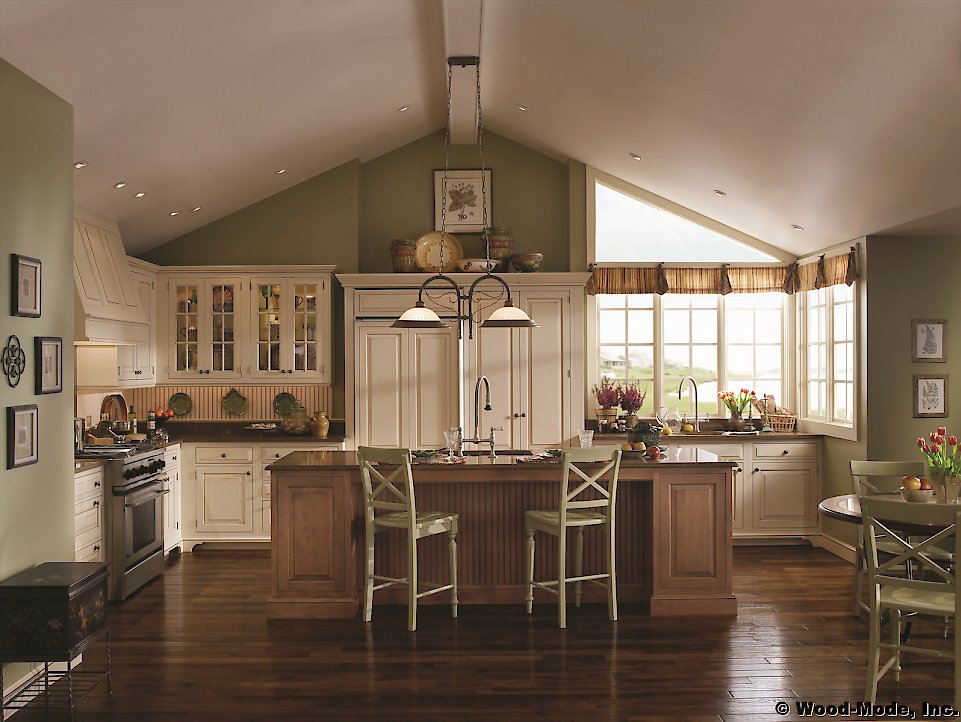 Full view of the kitchen.